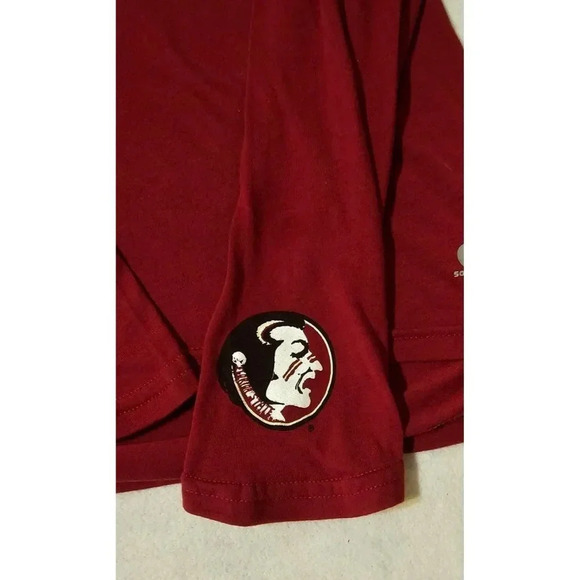 Florida State Seminoles SOFFE L/S Tee Womens Medium in Garnet Seminole Attitude - Picture 3 of 6